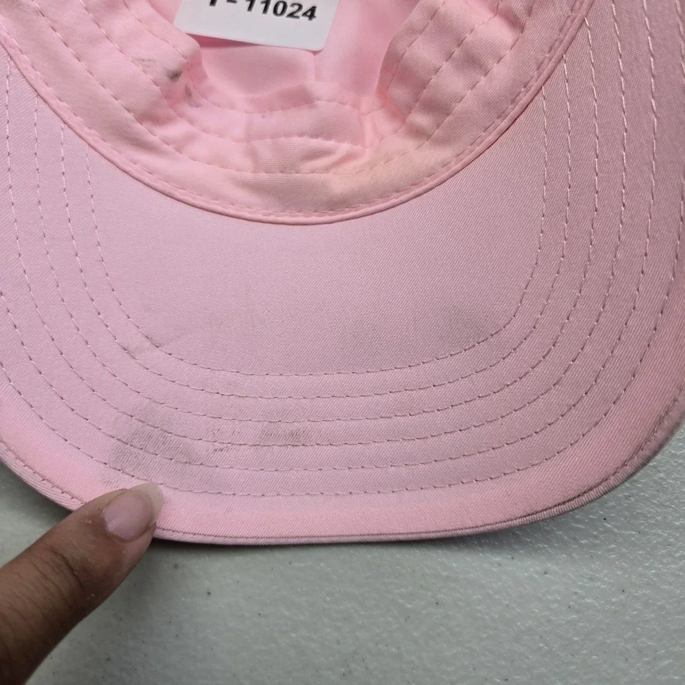 Nike Girls Baseball Cap OS Pink Curved Heritage 86 Buckle Strapback READ